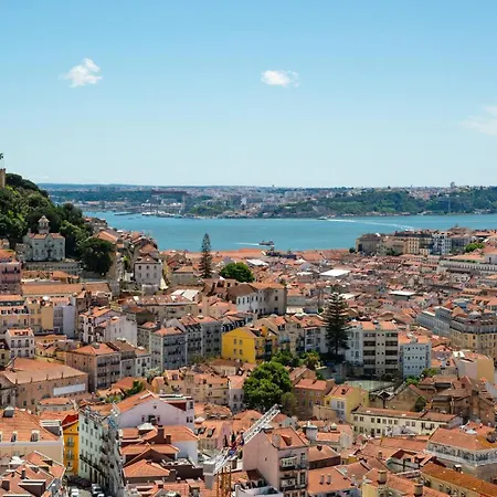 With A Cozy Private Terrace Specially At Night Lisbon